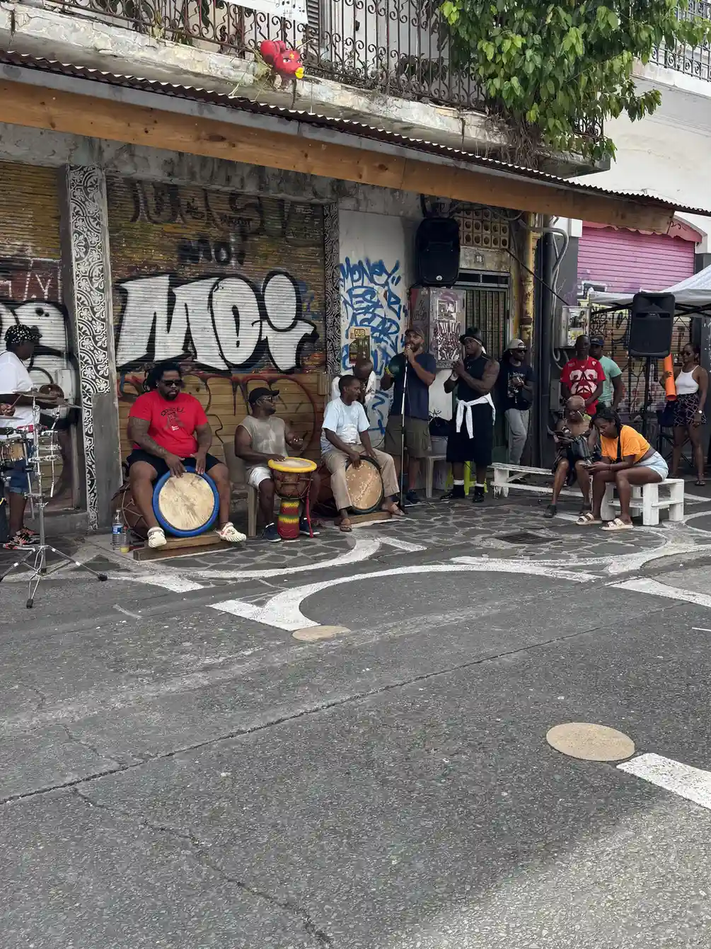 La rue piétonne